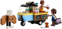 LEGO Friends Rolling Café Lille bagelegetøj til børn, gave til piger og drenge 6 år, pædagogisk legetøj med Aliya, Jules og hunden Aira 42606 Byggesæt Beuche den LEGO-Store