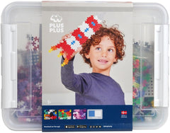 Plus-Plus 9603406 Kreativ-Bausteine Box, Geniales Konstruktionsspielzeug, 2400 Teile
