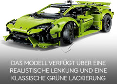 LEGO 42161 Technic Lamborghini Huracán Tecnica Legetøjsbilmodelsæt Racerbilbyggesæt til børn Drenge Piger Motorsportsfans Samling gavebyggesæt Besuche den LEGO-Store