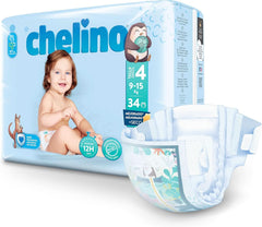 Chelino babybleer størrelse 4 (9-15 kg), 34 stk. Mor og barn Naty Shop