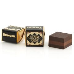 Venchi - Cremino Extra Black Chocolate - Mørk chokolade med mandelmasse og "Piemontesiske skovhasselnødder BGB", 1 kg, glutenfri, uden farvestoffer og uden konserveringsmidler