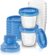 Philips Avent Austellungssystem Für Muttermilch, Becher Inklusive Deckel, Adapter (Model SCF618/10) Tilbehør Mad og Amning Bebe Naty Shop