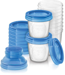 Philips Avent Austellungssystem Für Muttermilch, Becher Inklusive Deckel, Adapter (Model SCF618/10) Tilbehør Mad og Amning Bebe Naty Shop