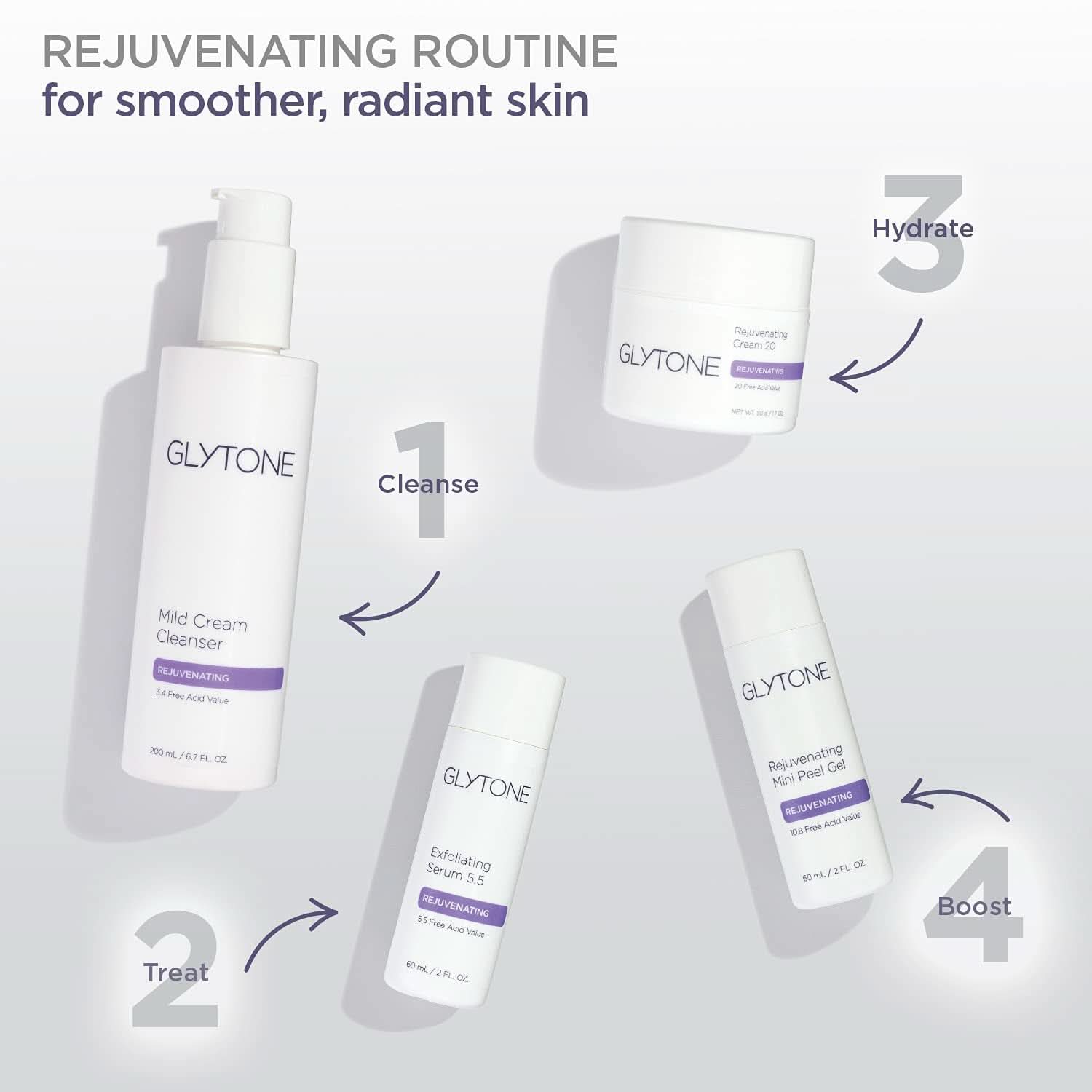 Glytone - Mild Cream Cleanser - Cremă de curățare blândă pentru Piele Uscata Cosmetice si Infrumusetare Naty Shop