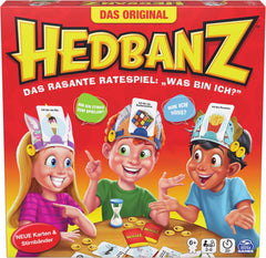 Spin Master Games - Hedbanz, det hurtige gættespil for hele familien, ny udgave (2025) med fantastiske spilkomponenter, for 2-6 spillere fra 6 år og opefter