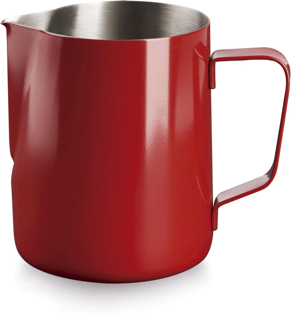 58251 58151 Cană de lapte 18/10, roșie, oțel inoxidabil