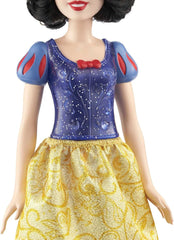 Mattel Disney Princess Toy, păpușă mobilă Albă ca Zăpada, cu haine strălucitoare și accesorii, inspirată de filmul Disney, cadou pentru copii, HLW08 Papusi Naty Shop