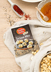 Bamboo Garden - Sushi Sesam Mix , Ideal für die Zubereitung von Sushi aller Art , Hervorragend auch als Topping zahlreicher Gerichte, im Müsli oder Porridge , 1 x 50 g