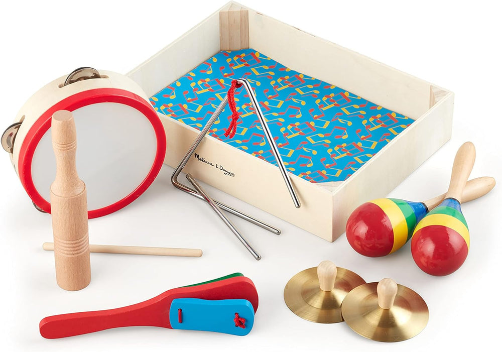 Melissa & Doug A Band in a Box | Jucării educative | Jucării muzicale pentru copii | 3+ | Cadou pentru băieți sau fete Jucarii Bebe Naty Shop Titlu implicit
