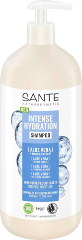 SANTE Natural Cosmetics Șampon de hidratare intensă Aloe Vera + extract de mango Duș și baie Naty Shop 950 ml Nou