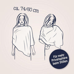 Julius Zöllner Stilltuch Aus 100 Prozent Jersey-Baumwolle, OEKO-TEX STANDARD 100, Made in Germany, Uni Tan Tilbehør Mad og Amning Bebe Naty Shop