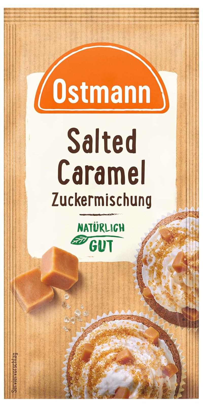 Ostmann Gewürze – Salted Caramel Zuckermischung, süß-salzige Mischung für Kekse, Gebäck og desserter, 30 g i pose