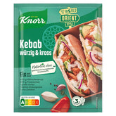 Knorr Fix Kebab für ein würzig und krosses Hähnchen Gericht ohne geschmacksverstärkende Zusatzstoffe 3 Portionen