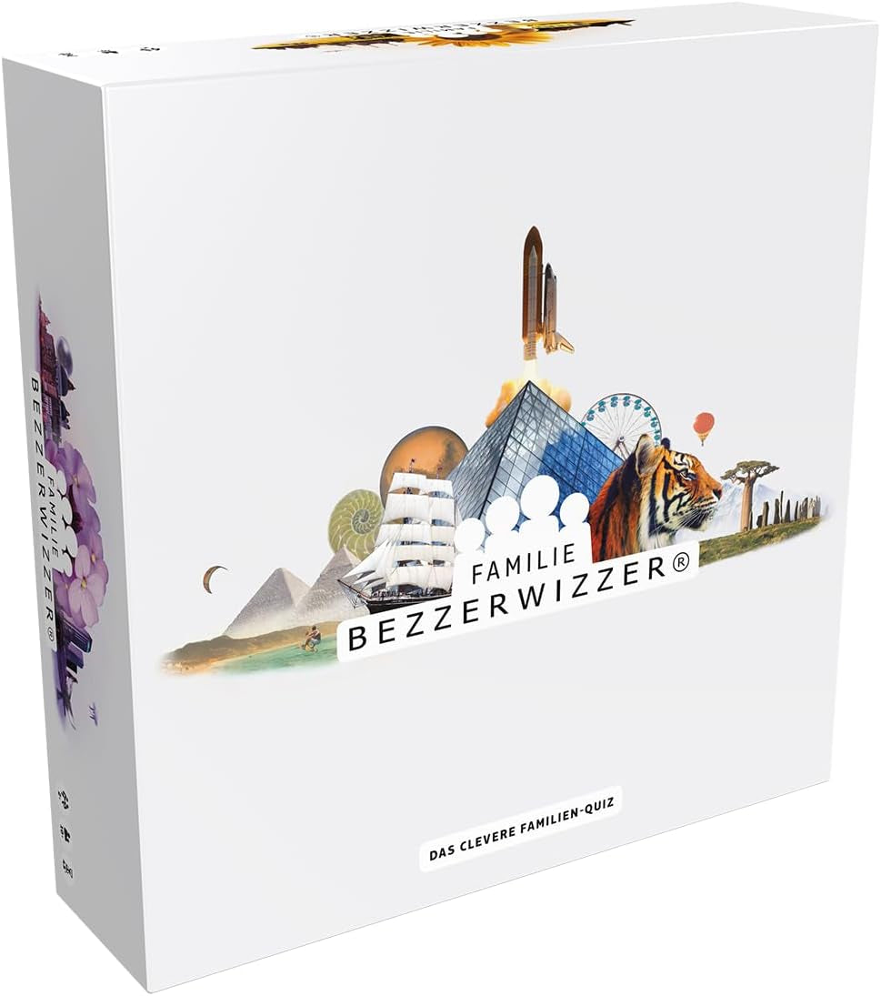 Bezzerwizzer Studio, BEZZERWIZZER familie, festspil, quizspil, 2+ spillere, 10+, 45 minutter, tysk