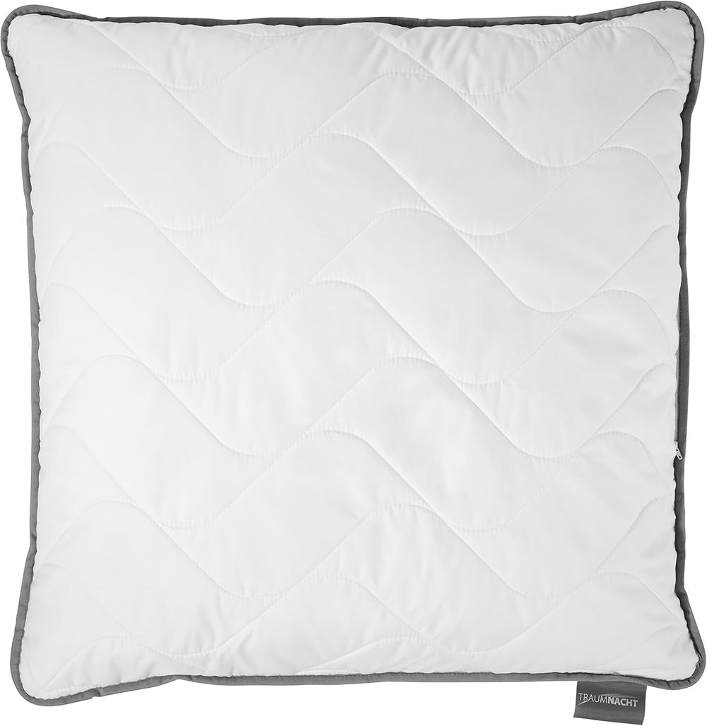 Traumnacht Topcool pernă, Cu fibre funcționale respirabile, 80 X 80 Cm, certificat Oeko-Tex, Produs în conformitate cu standardul de calitate german Perne standard Naty Shop Titlu implicit