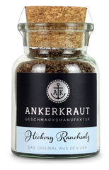Ankerkraut Hickory Rauchsalz, echtes Rauchsalz fra USA, 75 g i Korkenglas