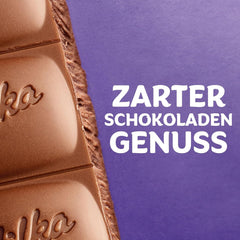 Milka Extra Biscoff Chokolade – Alpine mælkechokolade med sprøde stykker Lotus Biscoff-kiks – 190g