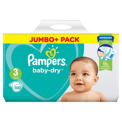 Pampers bleer (gammel version), str. 3 (6-10 kg), 100 stk.