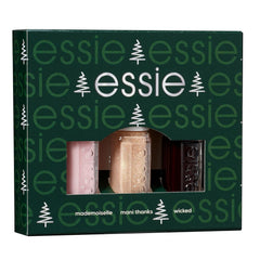 Kit Essie Mini Trio XMAS, no. 13 Mademoiselle + nr. 49 Wicky + nr. 570 Mani Tak, 3 x 15 ml