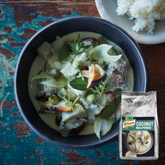 Knorr Kokosmilch Pulver (Mælkepulver fra 20 frischen Kokosnüssen, ergibt 6,6 liter Kokosmilch) 1er Pakke (1 x 1 kg)