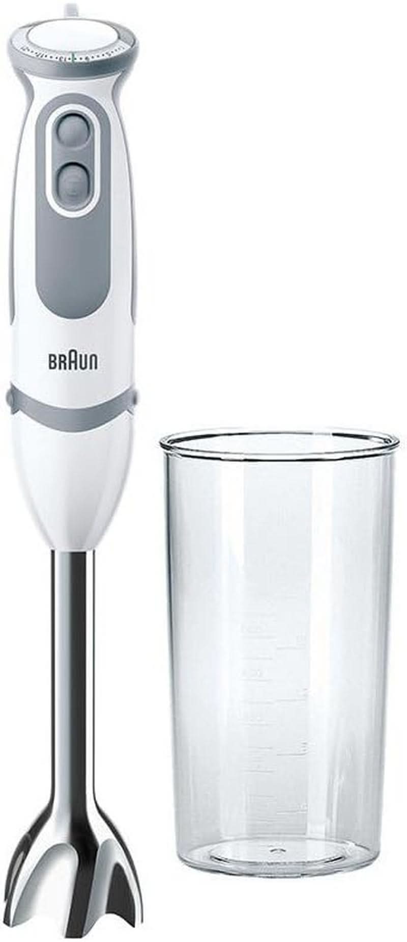 Braun Multiquick 5 Vario MQ 5000 Standmixer | 750 W | Easyclick System | Powerbell-teknologi | 21 Geschwindigkeitstufen | Mixen Und Pürieren Mor og barn Naty Shop Single Ohne Zubehör