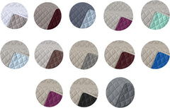 AVA | Cuvertură Boutique Reversibilă | Pentru toate anotimpurile | Culoare - Bej/Taupe | Pentru pat de 140/150/160 cm. pat. (250 X 270 Cm. Ancho X Alto) | Cuvertură cu matlasare Plapumi si pilote Naty Shop
