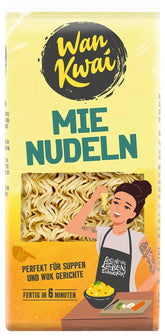 Wan Kwai Mie Nudler 250g: Alsidig i supper og wokretter, hurtigt tilberedt på 6 minutter, opdag smagen af det asiatiske køkken og nyd godt af råvarer af høj kvalitet.