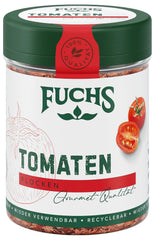 Fuchs Gewürze - Tomaten Flocken - Gewürz für Ofenfeta oder tomatigen Geschmack i sauce - naturlige ingredienser - 40 g i wiederverwendbarer, genbrugsbarer Dosis