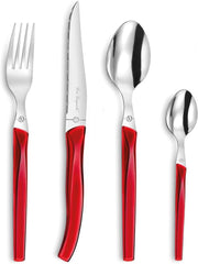 RISING SUN 24-delt bestiksæt til 6 18/0 rustfrit stål med mikrosavninger Naty Shop