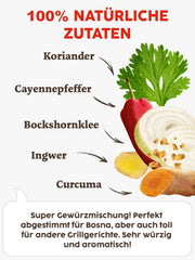 Kotányi Bosna Gewürzzubereitung Großverbraucherpackung, ca. 538 g, 1200 ml