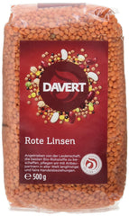 Davert hele røde linser (1 x 500 g) - Bio