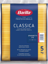 Barilla Durum Hvede Spaghetti Pasta no. 5 – Pakke med 1 (1x5 kg)