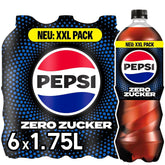 Pepsi Zero Sugar, Sodavand uden sukker fra Pepsi, uden kalorier, sæt 6 x 1,75 liter Alkoholfri drikke Naty Shop