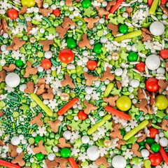 Super Streusel Hohoho, juletema drys, 90 gram Sprinkles Naty Shop