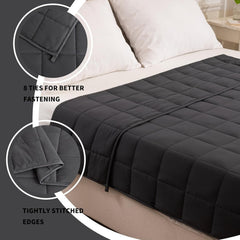 Good Nite Vægtet tæppe til voksne Grå Afslapningstæppe til og til afslapning Vægtet tæppe Grå 125X150Cm 4Kg Dyner og dyner Naty Shop