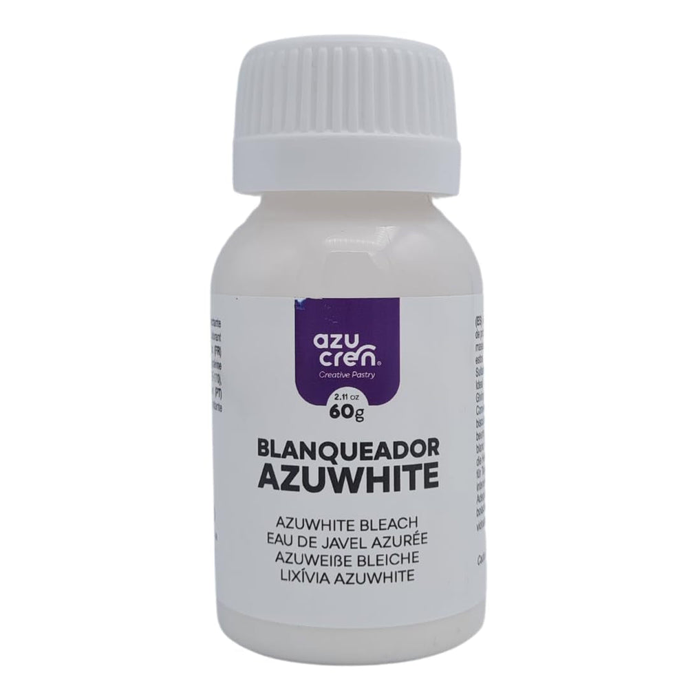 Azucren, Colorant alimentar pentru decorarea torturilor, copt, fursecuri, macaroane, culoare alb pur, colorant alimentar concentrat în formă de gel pentru cremă de unt, pastă de zahăr, glazură regală și mixuri pentru prăjituri, 60 g