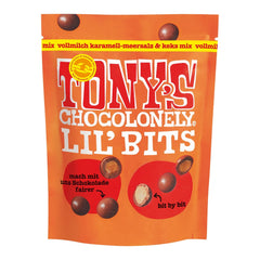 Lil'Bits, sødmælkskaramel havsalt og småkageblanding, 120 gram Naty Shop Chocolate Candies