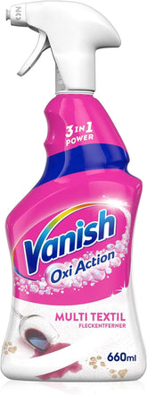Vanish Oxi Action Multi - Tekstil Pletfjerner Spray - 660 ml - Tekstilvaskemiddel til tæpper og polstring - mod snavs og urinlugt Naty Shop