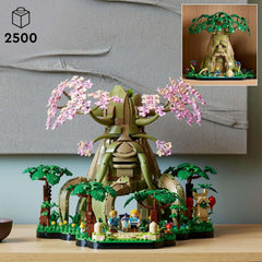 LEGO The Legend of Zelda Deku Tree 2-I-1 - samlerstykke med prinsesse Zelda og 3 Link minifigurer - byggesæt til voksne og gaveidé til videospilsfans - 77092 Byggesæt Besuche den LEGO-Store