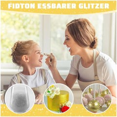 Spiselig glitter, pudder, 5 gram Glitter Naty Shop