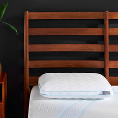 TEMPUR-PEDIC Pernă Tempur-Cloud Prohi, spumă cu memorie, alb/grădină opulentă, King Perne standard Naty Shop Înaltă Rege
