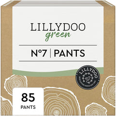 LILLYDOO Eco Pants Størrelse 7 (17+ kg) Månedlig æske (85 stk.)