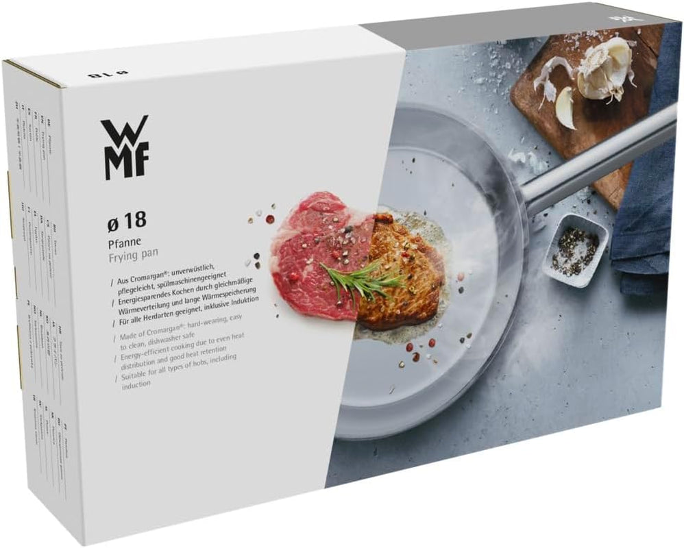 WMF Mini tigaie acoperită mică 18 cm, Cromargan din oțel inoxidabil lustruit, inducție Oale si Tigai Naty Shop