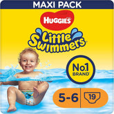 Huggies Little Swimmers Størrelse 5-6, stor pakke med 19 stykker Mother and Baby Naty Shop