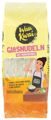 Wan Kwai glasnudler 100 g – asiatisk gourmetvariant! Glutenfri, lavet af mungbønnestivelse og vand. Ideel til supper, wokretter og salater. Delikat tekstur, klar på 5 minutter.