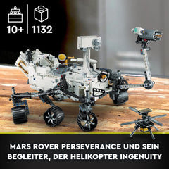 LEGO Space Legetøjssæt 42158 Technic NASA Mars Rover Perserverance with Ar App, Science Building Legetøj til piger og drenge 10+ byggesæt Besuche den LEGO-Store
