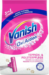 Vanish Oxi Action Rensepulver til tæpper og polstring - 1 X 820 G - Renser store områder af tæpper og polstring mod snavs, lugt og støv Tøjvaskemidler Naty Shop