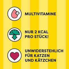 DREAMIES SHAKE UPS Multivitamine Seafood Festival, recompense pentru pisici în pliculețe porționate - 55g (6 pliculețe)