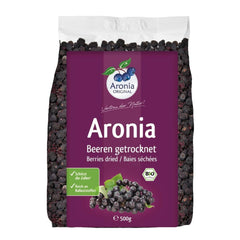 Aronia ORIGINAL, Dehydrerede aronia frugter, ingen konserveringsmidler, uden tilsat sukker, 500 gram Naty Shop dehydrerede produkter 500 gram