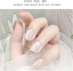 JMEOWIO folie de unghii sclipici gel folie unghii autoadezive autocolant unghii UV întărire decorare unghii design accesorii